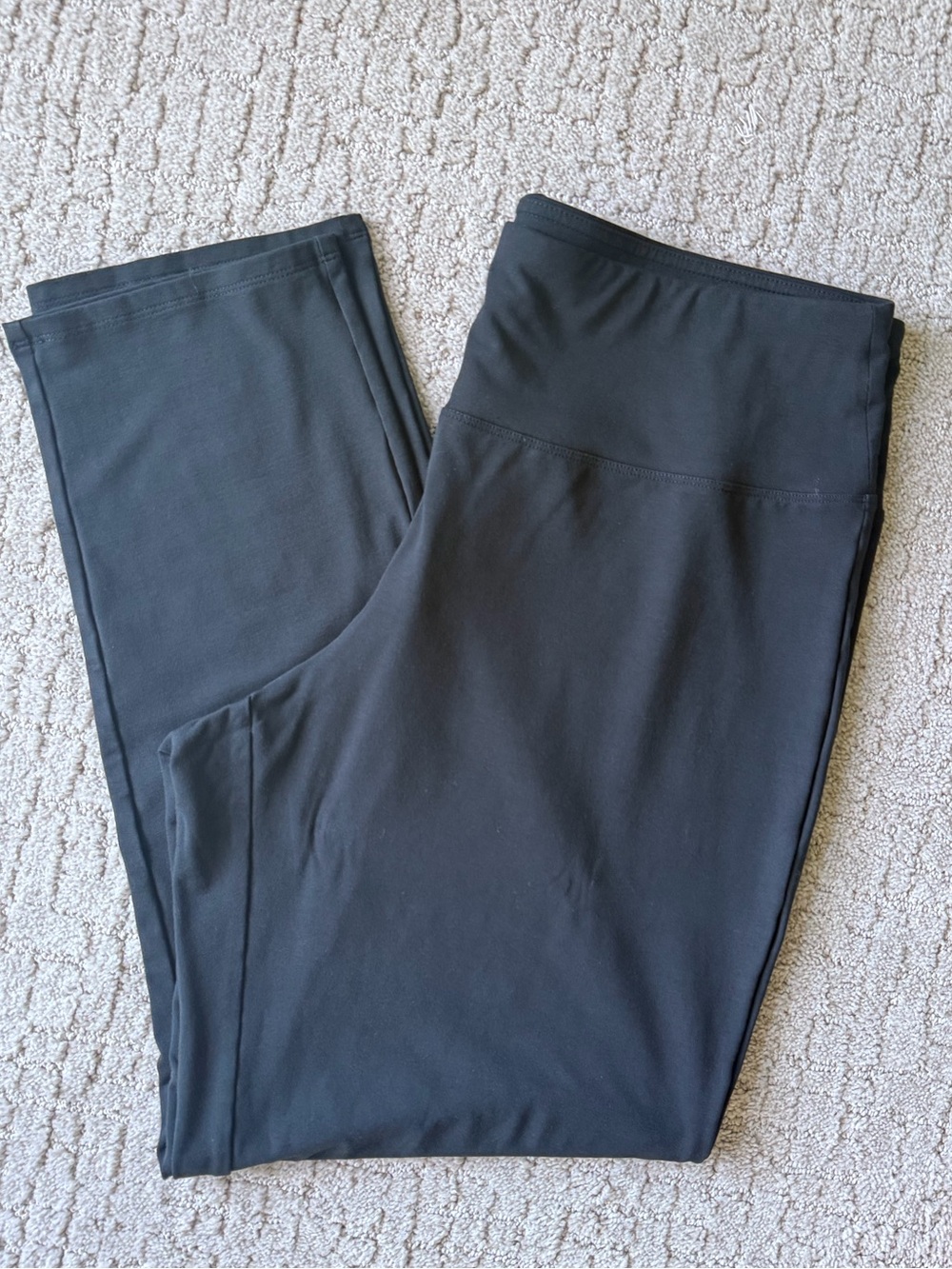 J. Jill Black High-Waist Yoga Active Leggings Pants sz L large